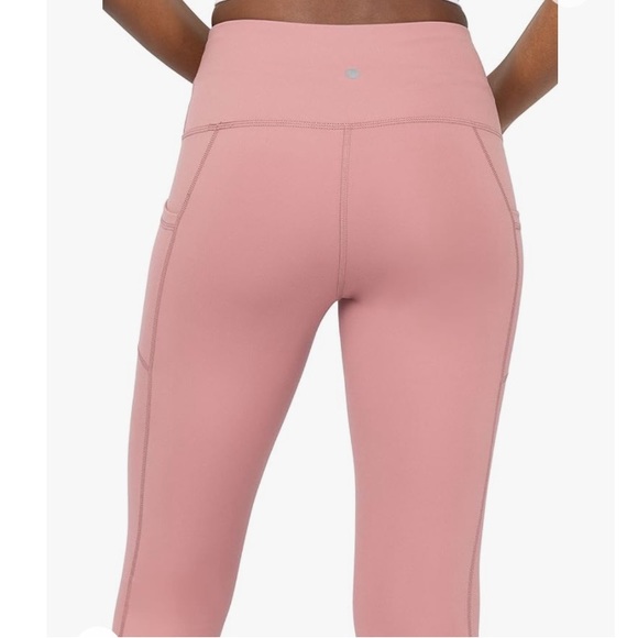 Yogalious Lux Nostalgia Rose Lux High Waist Ultra Soft Ankle Leggings SZ S - Picture 5 of 6